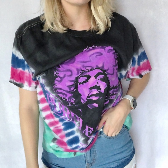 Jimi‎ Hendrix NWOT Purple Haze Tee - Picture 3 of 4